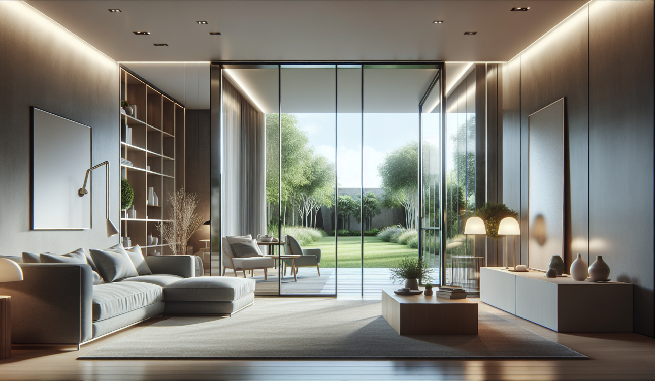 Ventajas de elegir una puerta de cristal para tu salón