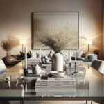 Qué poner encima de una mesa de comedor de cristal