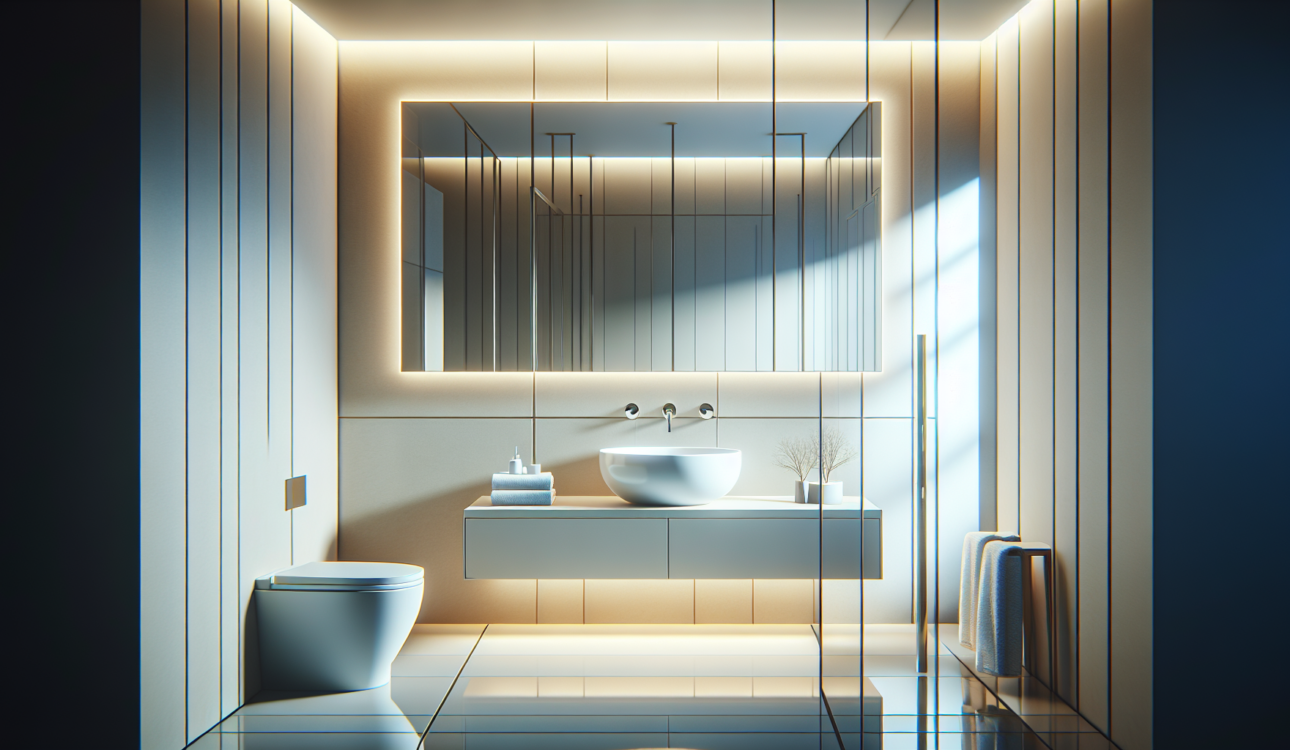 Cómo instalar un espejo en el baño