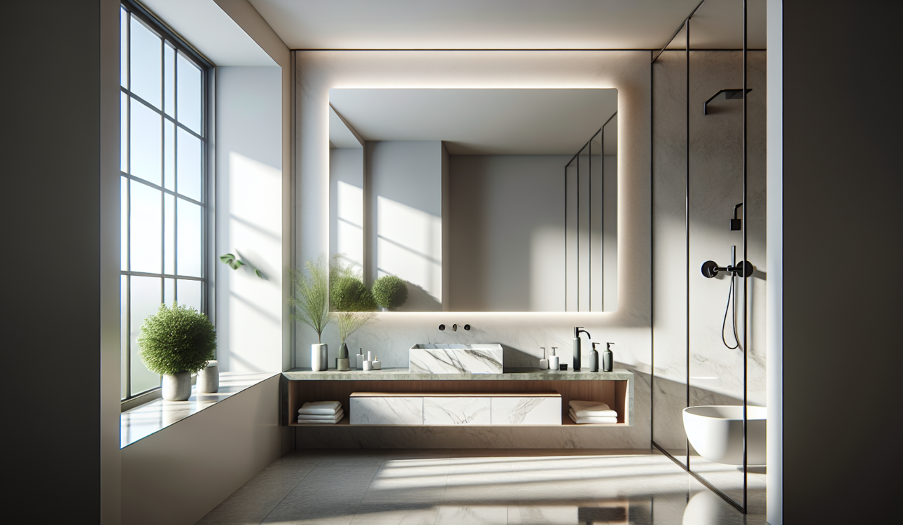 Por qué usar espejos para el baño para hacerlo más luminoso