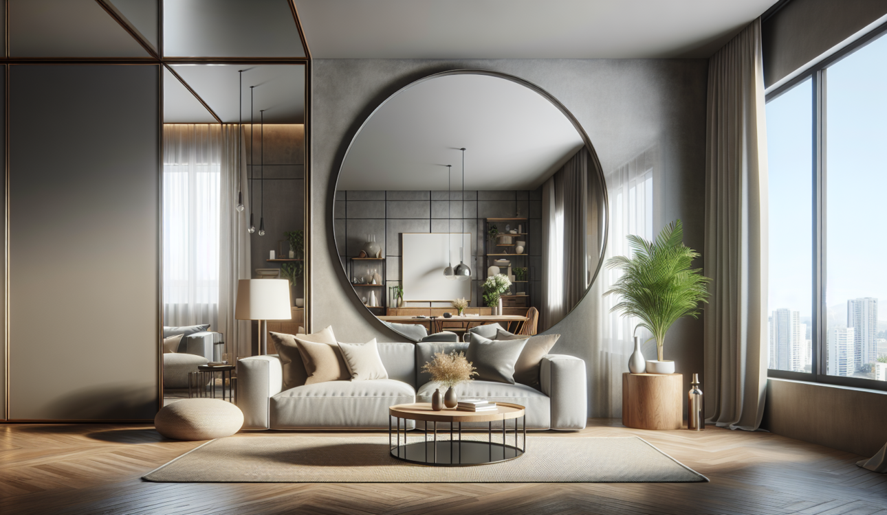 Ventajas de decorar el salón con un espejo