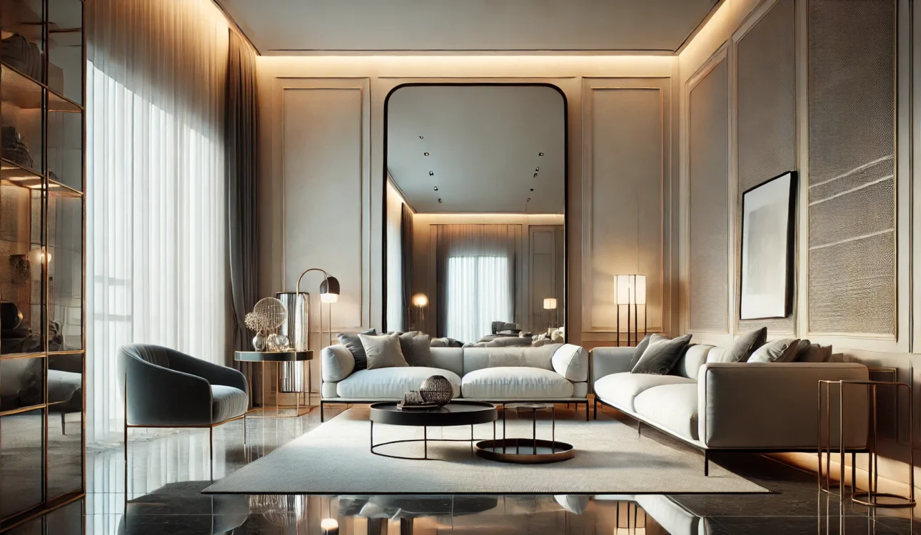 5 consejos para combinar un espejo con la decoración del salón